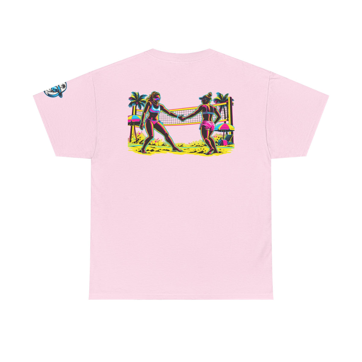 Beach Volleyball Tee — "Surface Beach Volleyball Club" Graphic T-Shirt