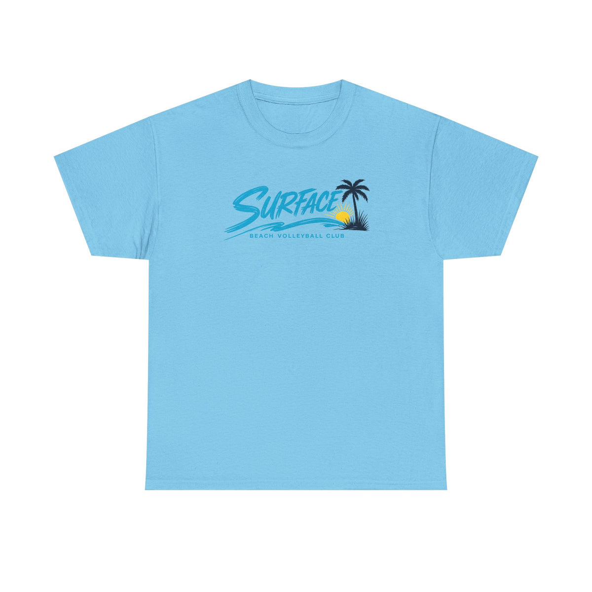 Surface Surf Club T-Shirt – Retro Palm Beach Sunset Tee