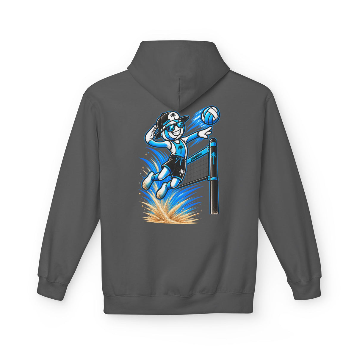 Surface Beach Volleyball Hoodie — Graphic Pullover