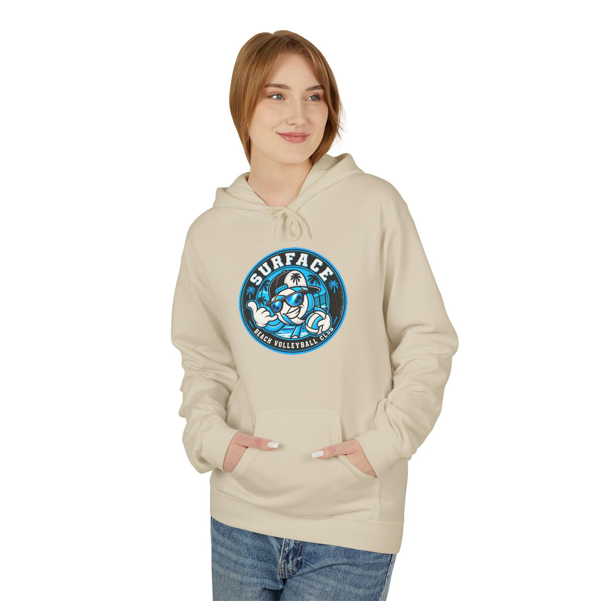 Surface Beach Volleyball Hoodie — Graphic Pullover