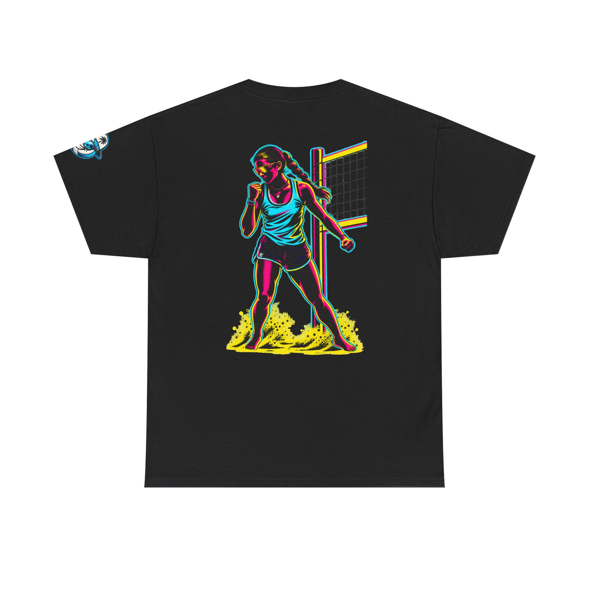 Beach Volleyball Tee — "Surface" Club Graphic T-Shirt