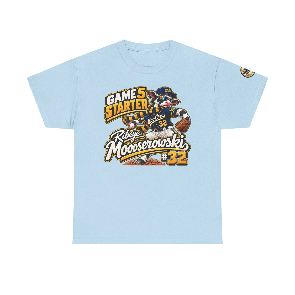 Moo Crew Game 5 Starter Baseball T-Shirt – Moooserowski