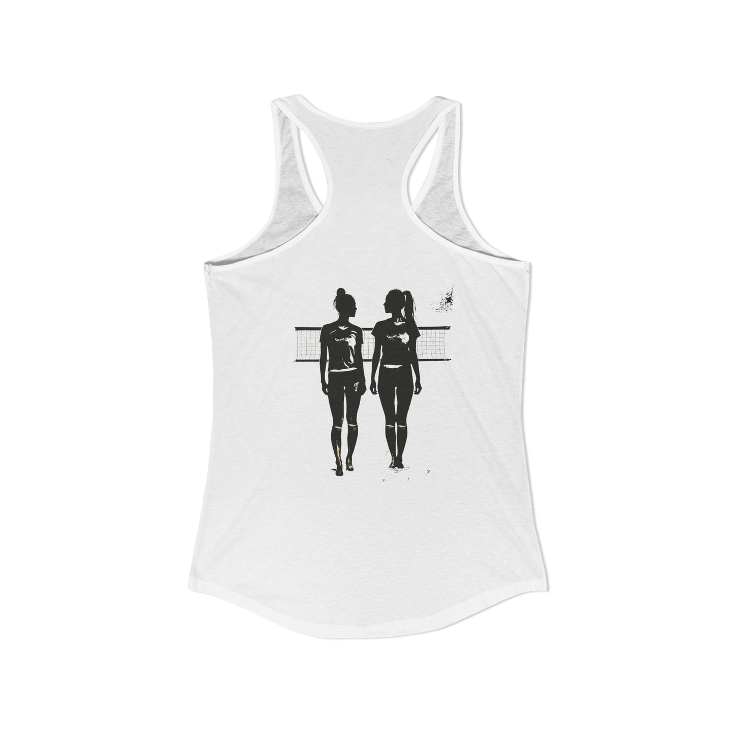 “Partners” Surface Beach Volleyball Club Women's Racerback Tank - Beach Vibes