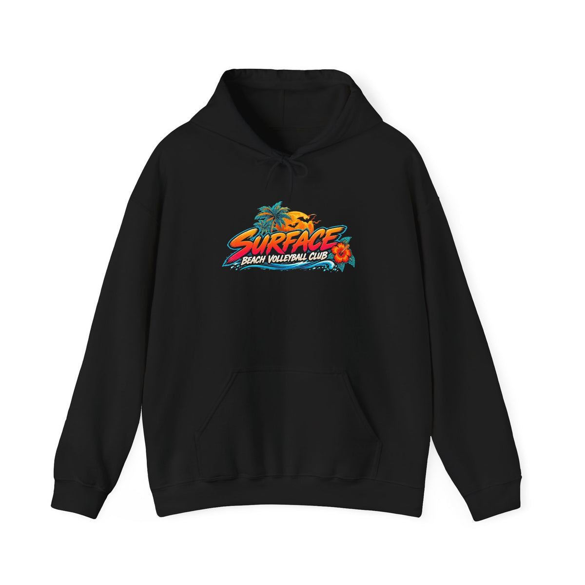 Surface Tropical Halloween Hoodie — Team Werewolves vs Reapers Graphic Pullover