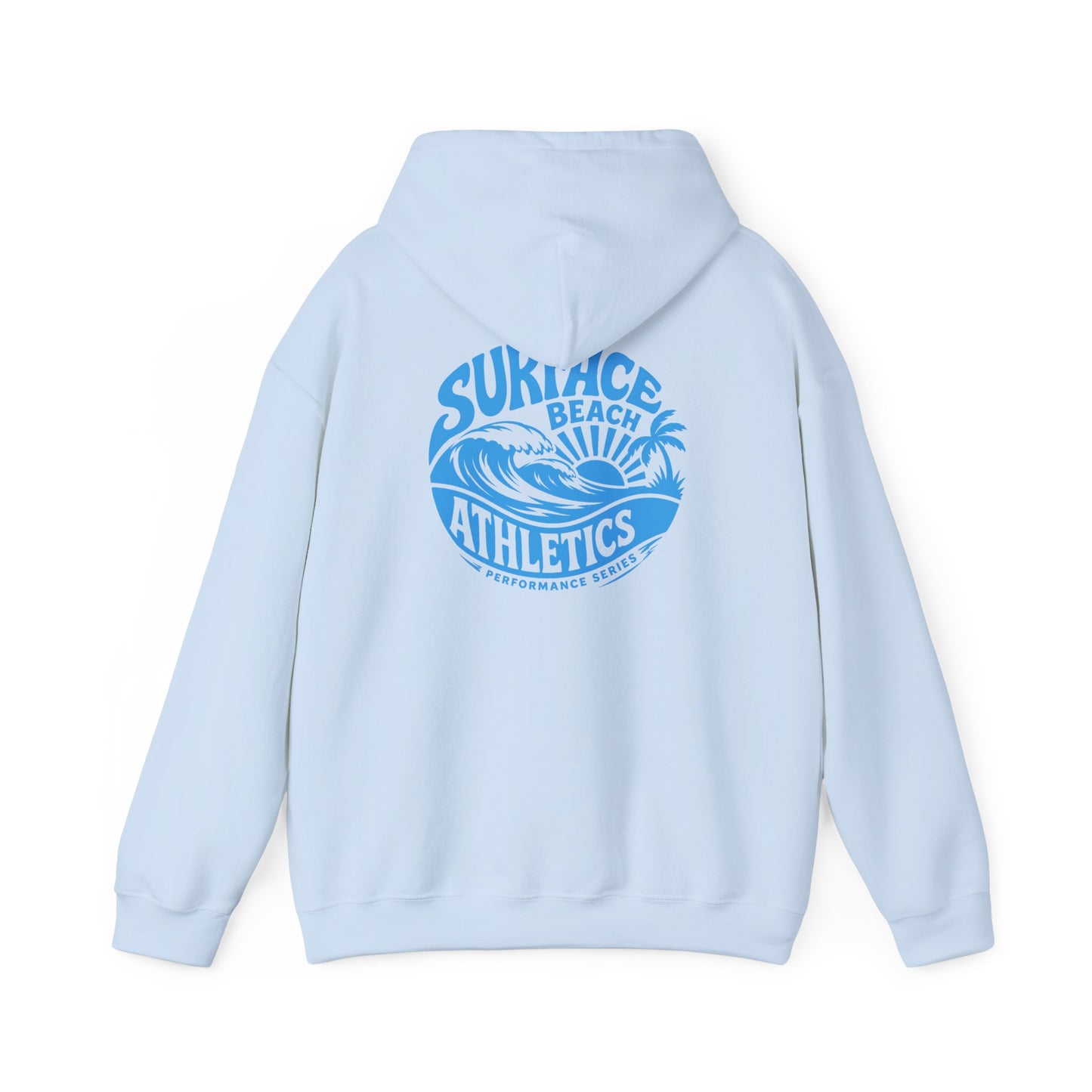 Surface Beach Athletics Hoodie — Coastal Wave Surf Club Sweatshirt