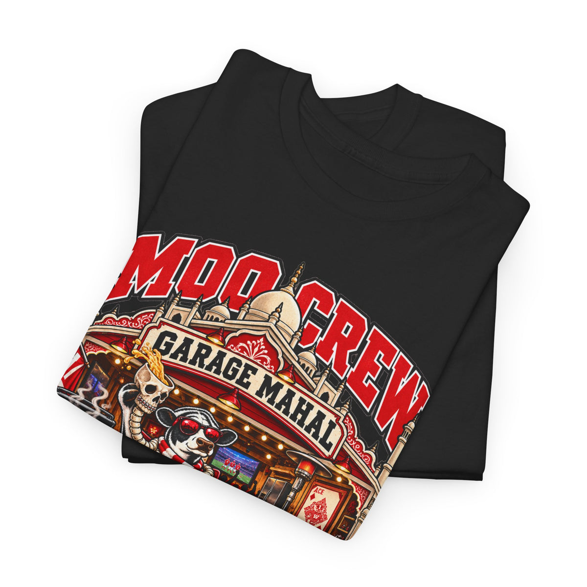 Moo Crew Garage Mahal Game Day Tailgate Graphic Tee