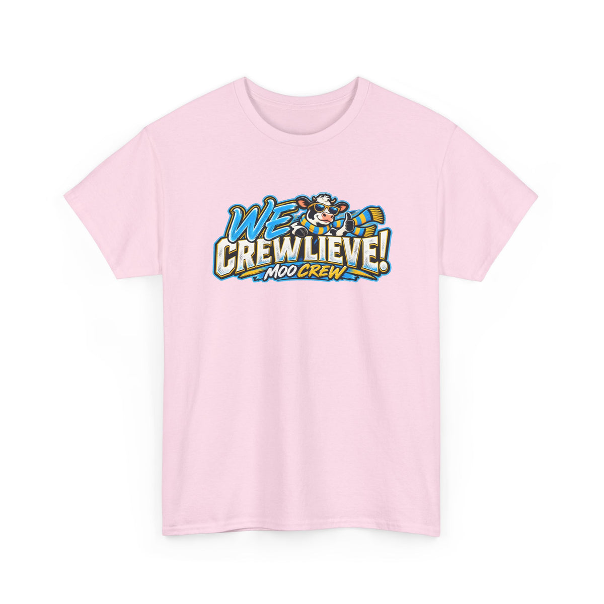 Moo Crew We Crewlieve! Graphic T-Shirt