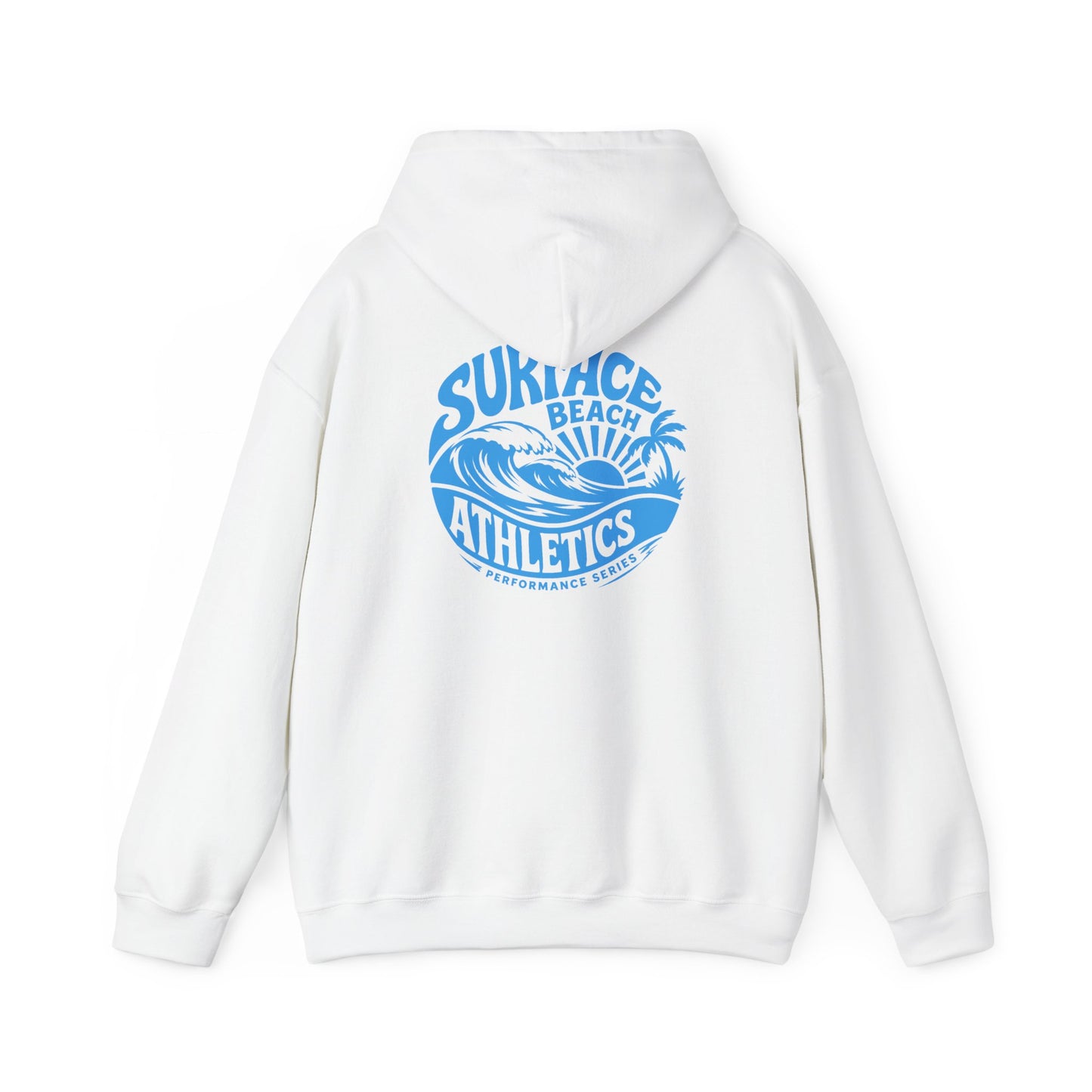 Surface Beach Athletics Hoodie — Coastal Wave Surf Club Sweatshirt