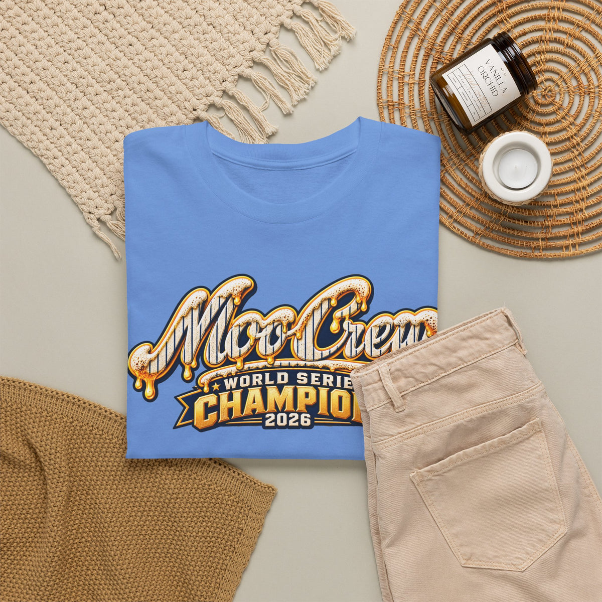 Moo Crew World Series Champions 2026 Baseball T-Shirt
