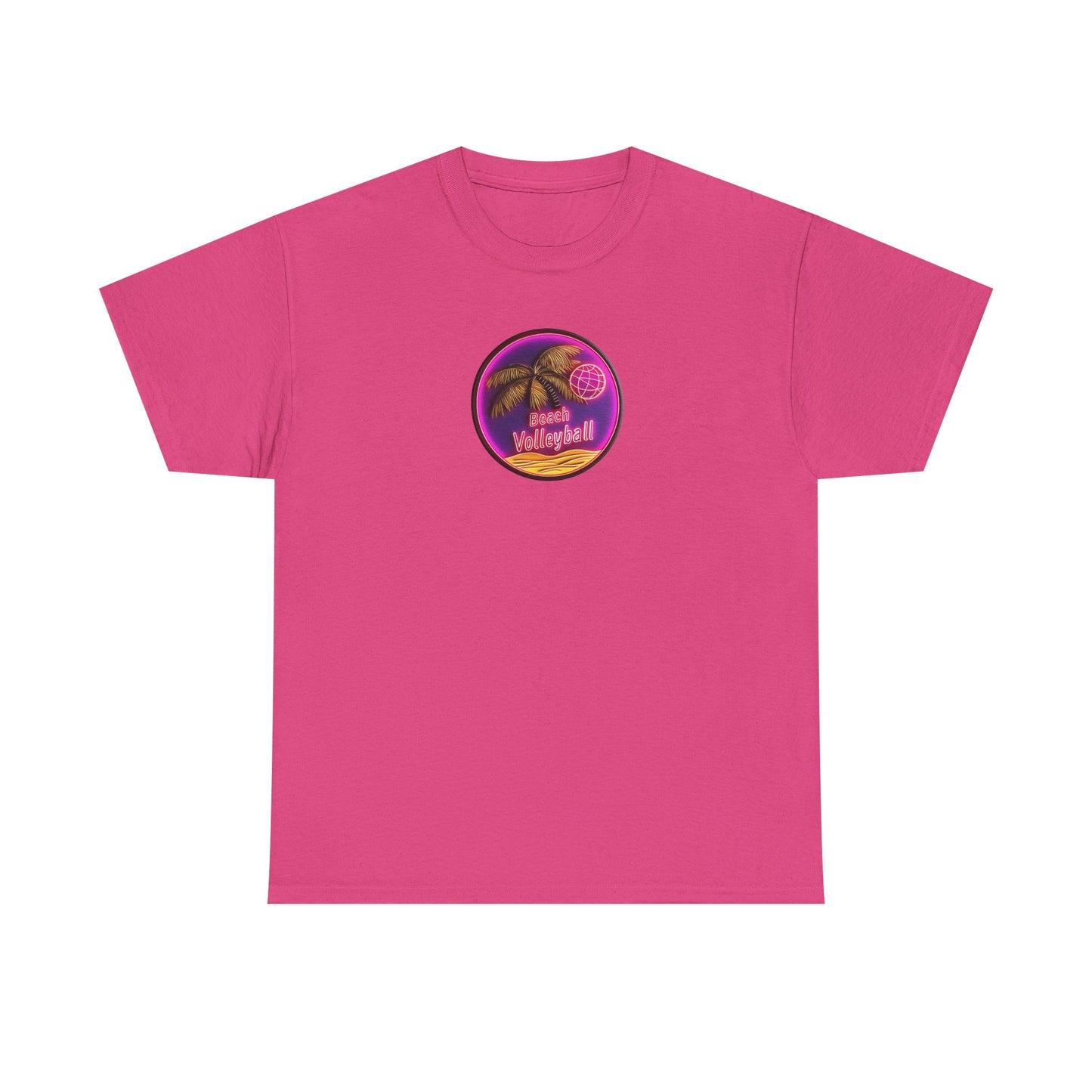 Beach Volleyball Unisex Heavy Cotton Tee