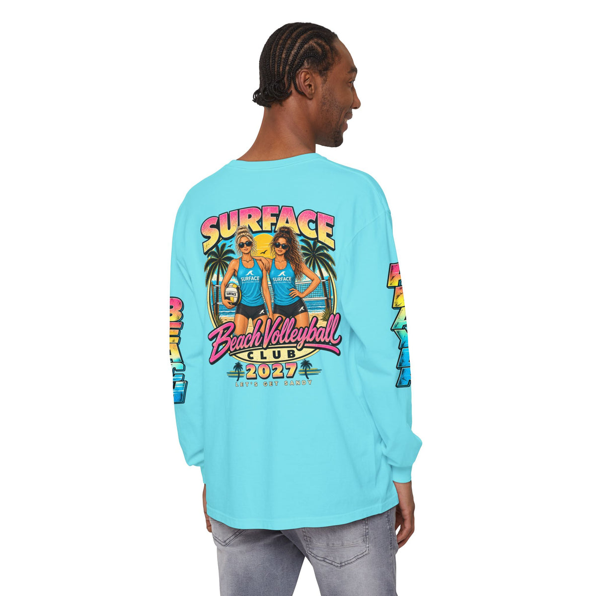 Surface Beach Volleyball Club 2027 Long Sleeve Tee