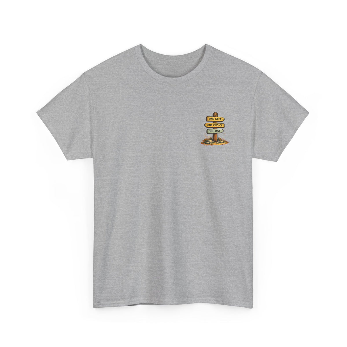 Progress Not Perfection Graphic Tee — Motivational Hiking Signback T‑Shirt