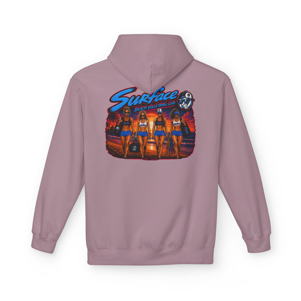 Surface Beach Volleyball Hoodie —Sunset Nights Pullover