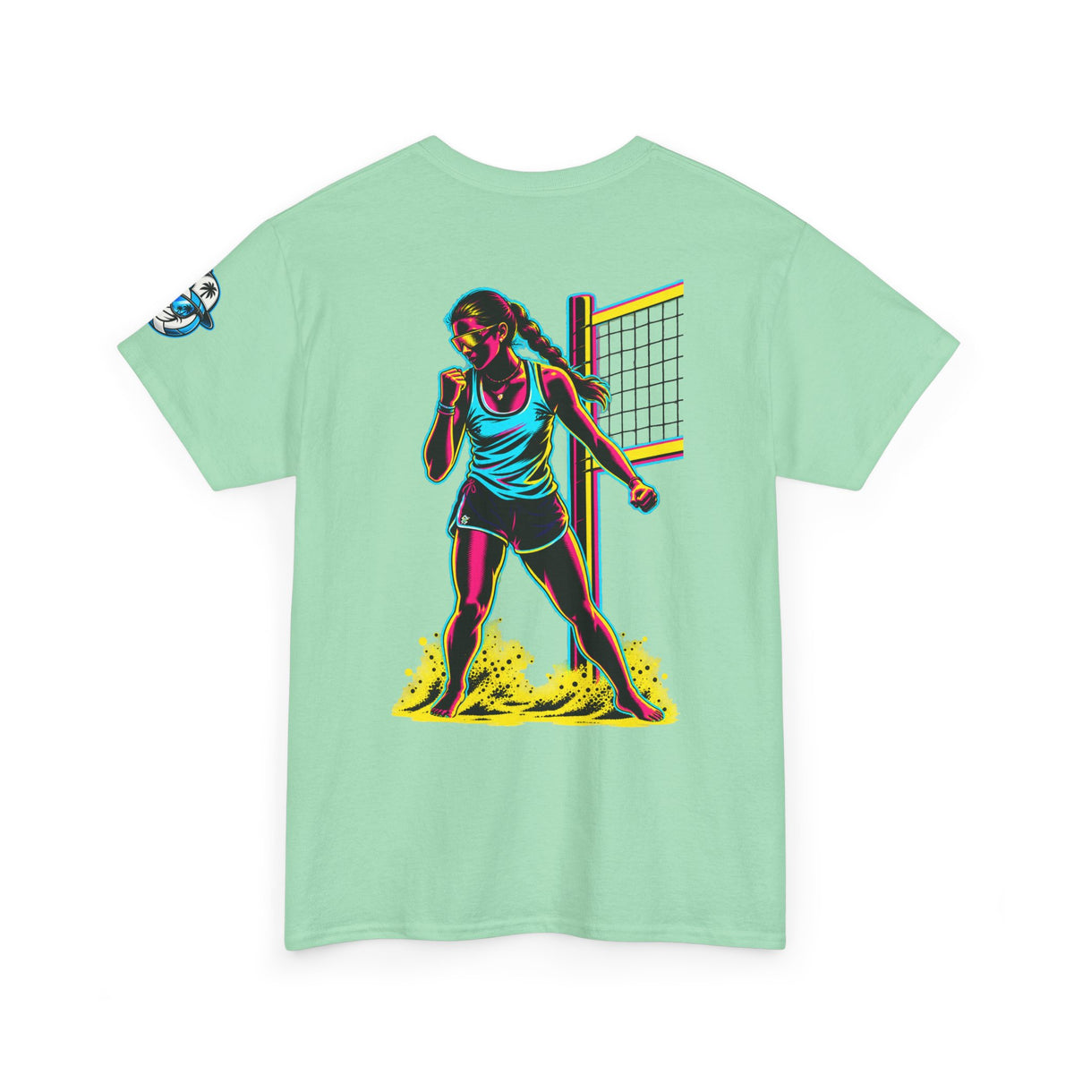 Beach Volleyball Tee — "Surface" Club Graphic T-Shirt