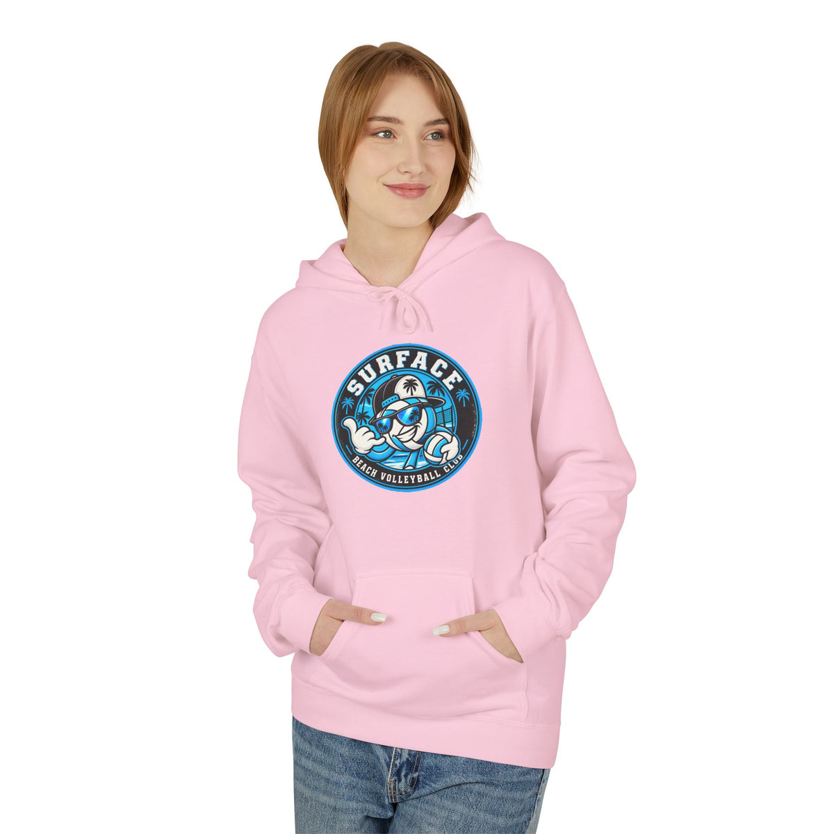 Surface Beach Volleyball Hoodie — Graphic Pullover