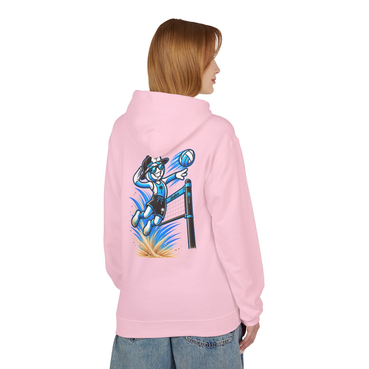 Surface Beach Volleyball Hoodie — Graphic Pullover