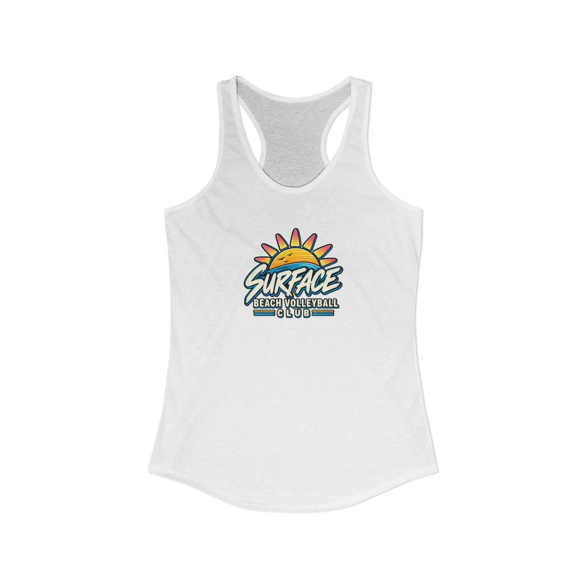 Surface Beach Volleyball Club Women's Racerback Tank -Retro