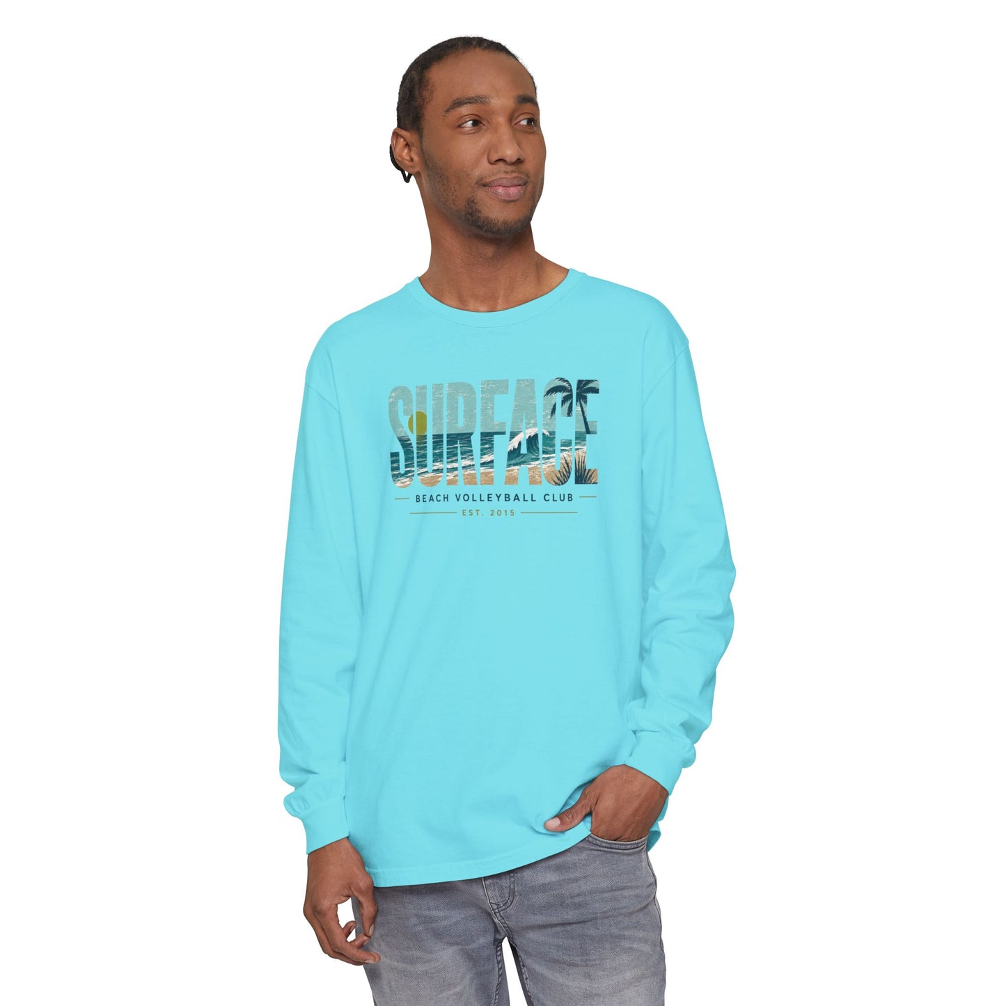 Surfside Beach Volleyball Club Long Sleeve Tee