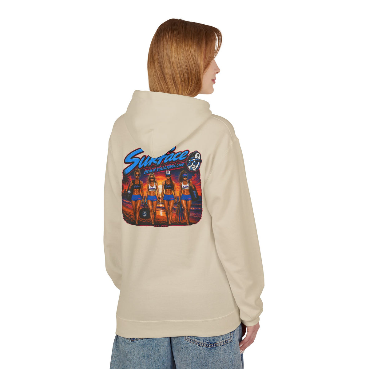 Surface Beach Volleyball Hoodie —Sunset Nights Pullover