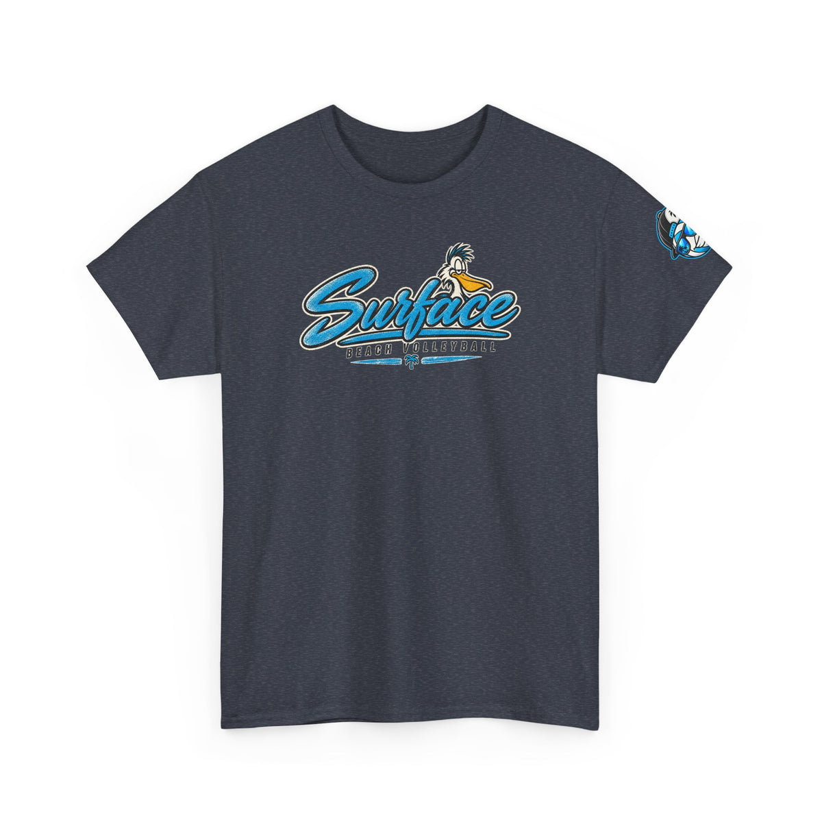 Surface Mascot T-Shirt — Retro Beach Surf Logo Tee