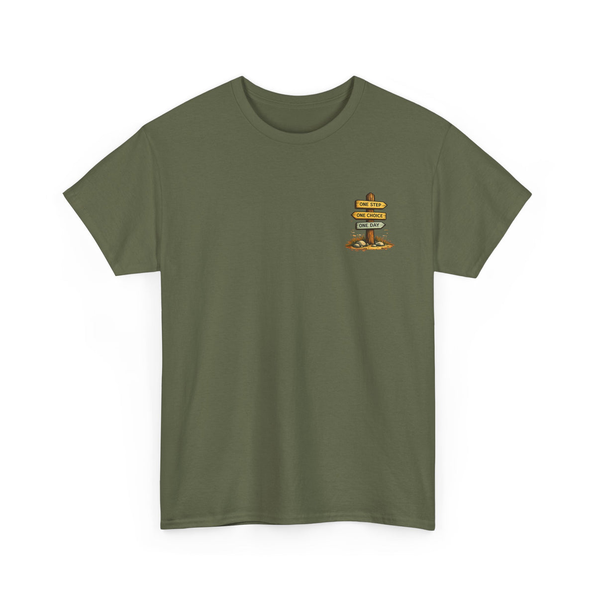 Progress Not Perfection Graphic Tee — Motivational Hiking Signback T‑Shirt
