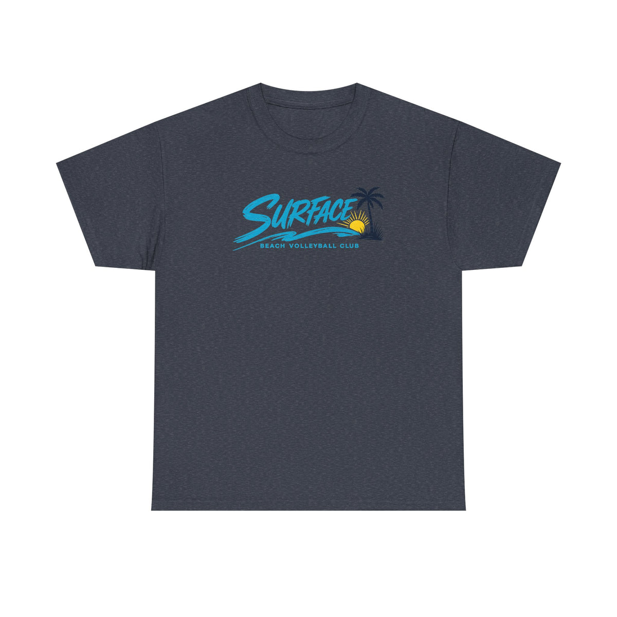Surface Surf Club T-Shirt – Retro Palm Beach Sunset Tee
