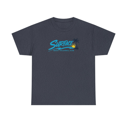 Surface Surf Club T-Shirt – Retro Palm Beach Sunset Tee