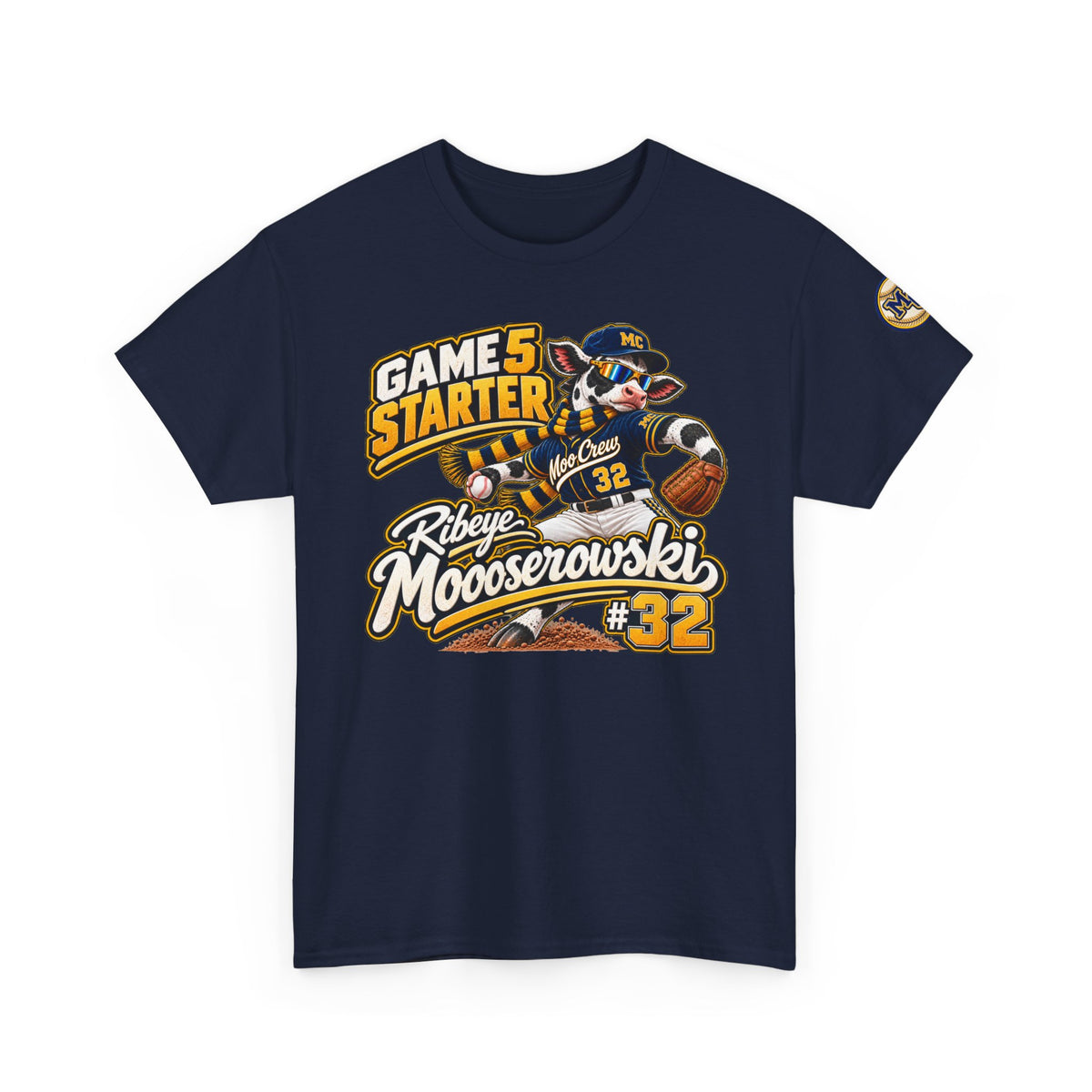 Moo Crew Game 5 Starter Baseball T-Shirt – Moooserowski
