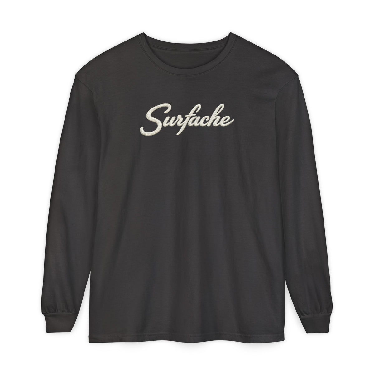 Surfache Long Sleeve T-Shirt — Coastal Wave Graphic Back