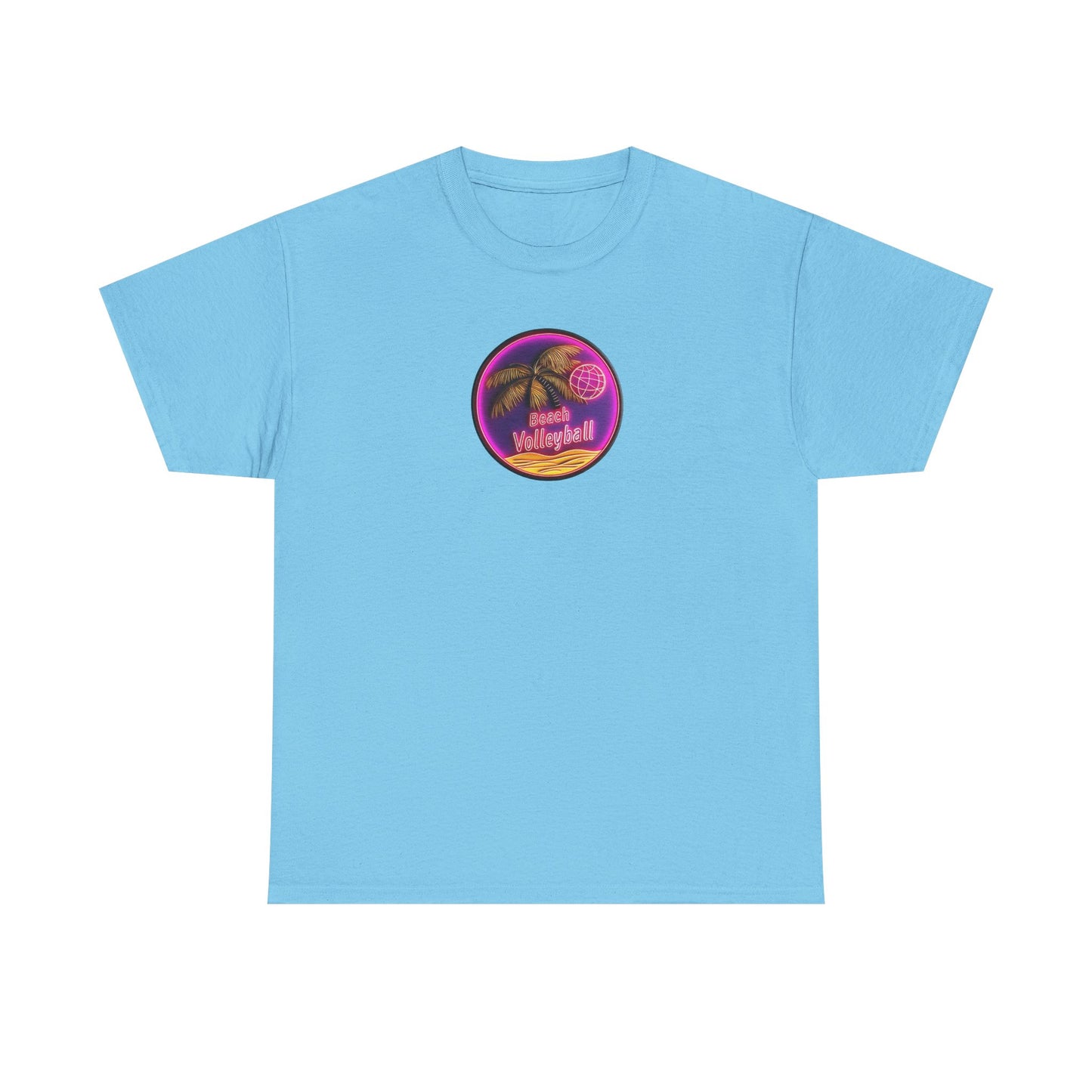 Beach Volleyball Unisex Heavy Cotton Tee