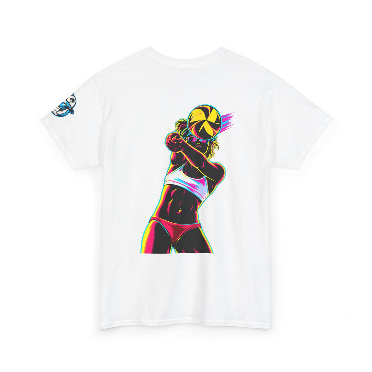 Beach Volleyball Tee — "Surface Beach Volleyball Club" Graphic Shirt