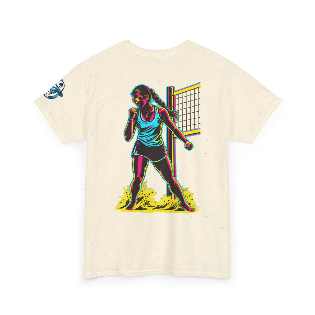 Beach Volleyball Tee — "Surface" Club Graphic T-Shirt