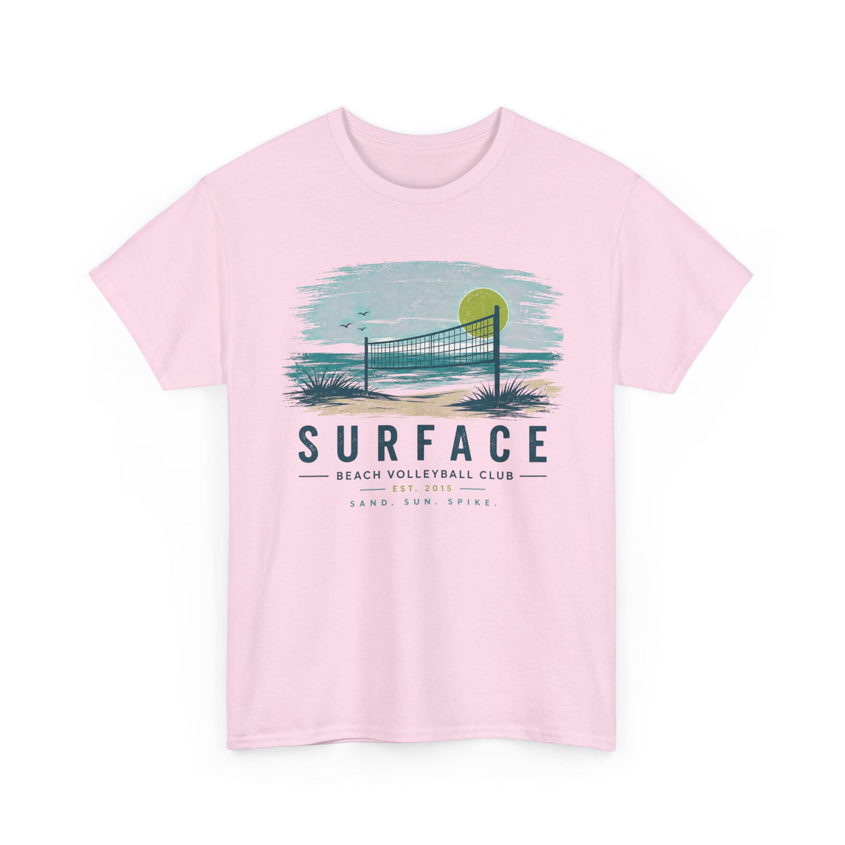 Surface Beach Volleyball Club T-Shirt – Vintage Coastal Volleyball Tee