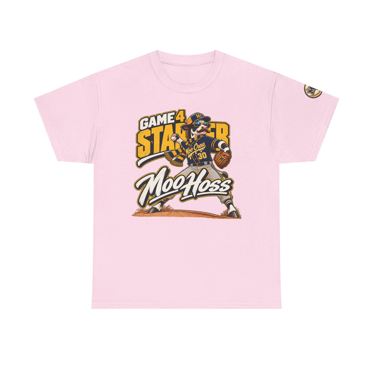 Moo Crew Game 4 Starter Baseball T-Shirt – Moo Hoss