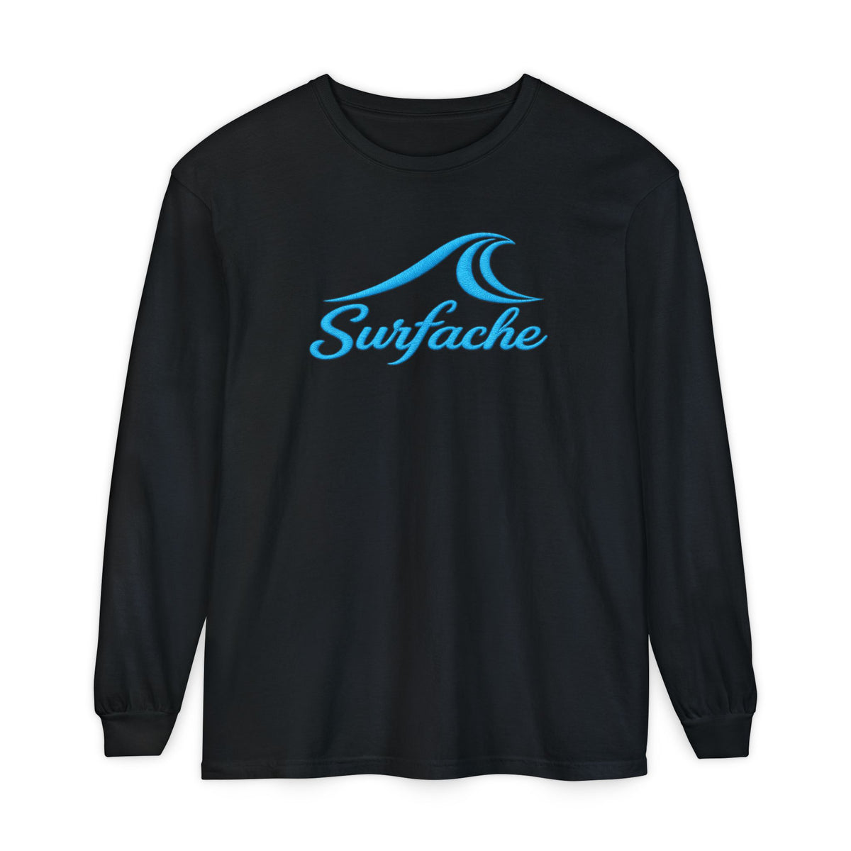 Surfache Wave Long Sleeve Tee — Beach Vibes Graphic T-Shirt