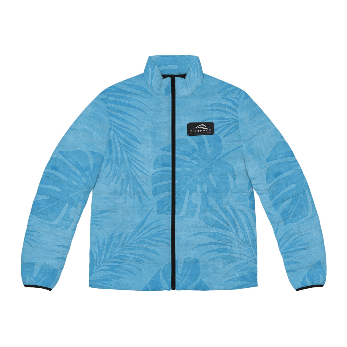 Men’s Tropical Leaf Puffer Jacket