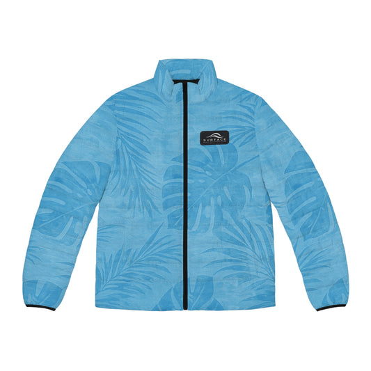Men’s Tropical Leaf Puffer Jacket