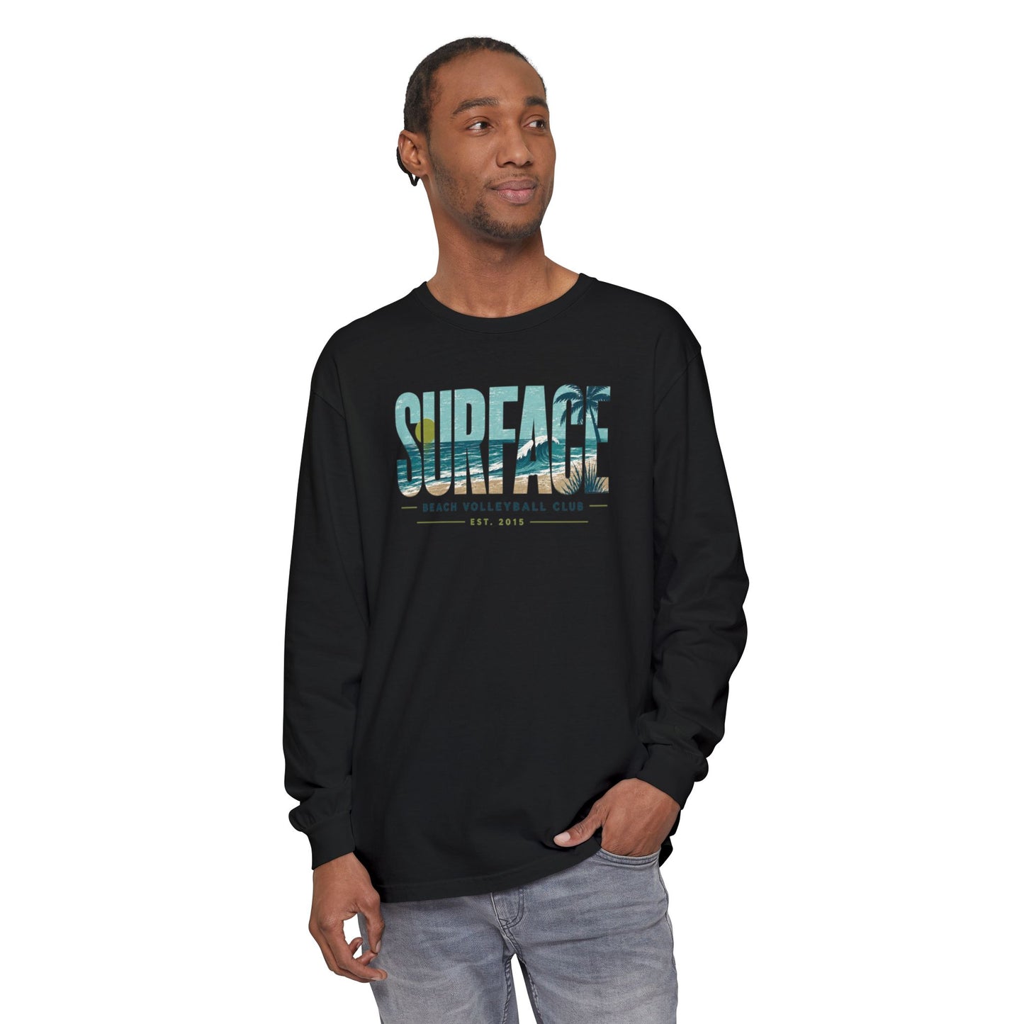 Surfside Beach Volleyball Club Long Sleeve Tee