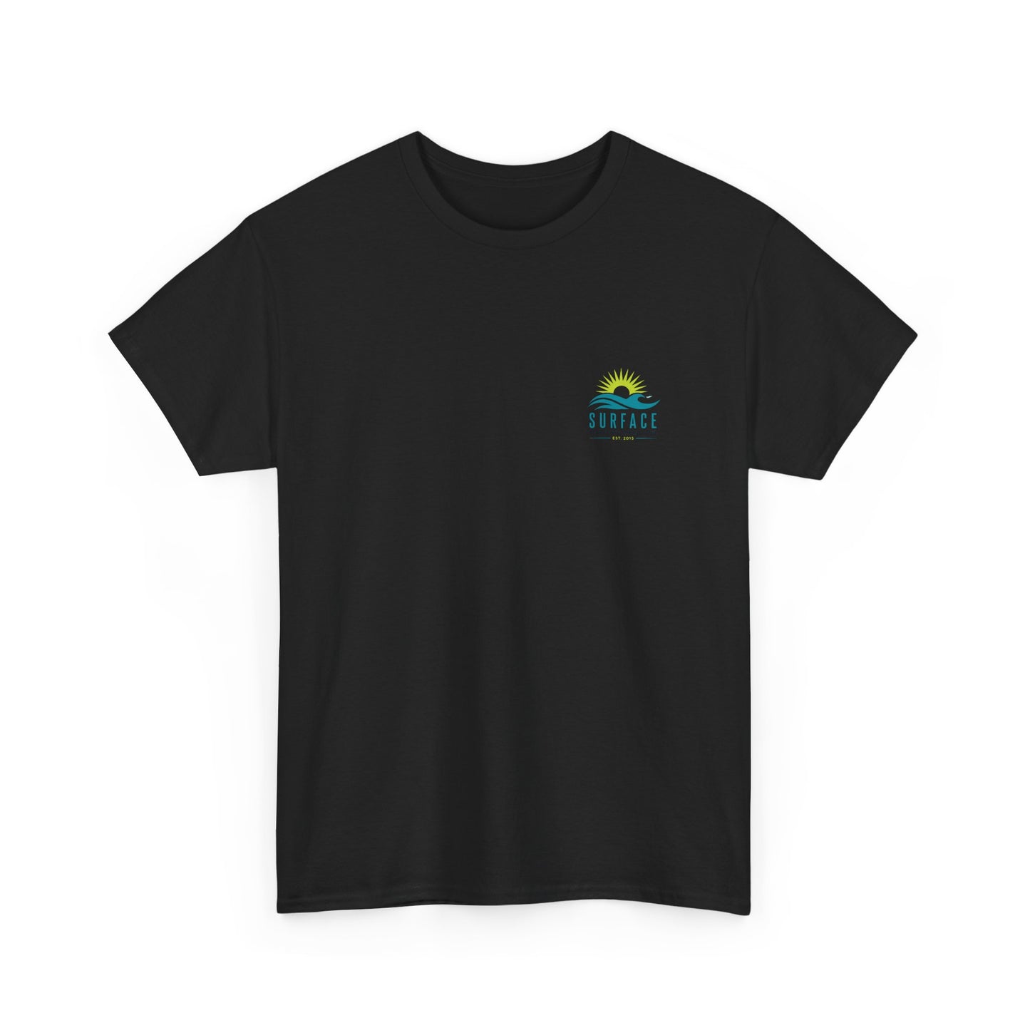 Surface Beach Volleyball Club Tee — Surf Wave & Sun Graphic T-Shirt