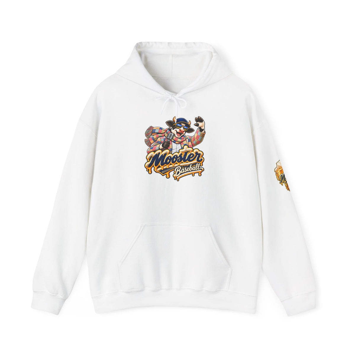 Mooster Baseball Moo Crew Graphic Hoodie