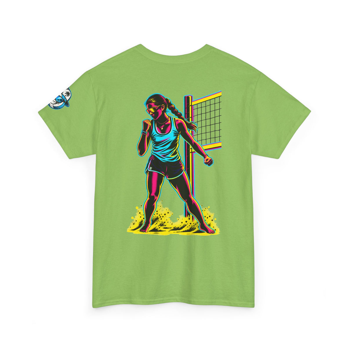 Beach Volleyball Tee — "Surface" Club Graphic T-Shirt