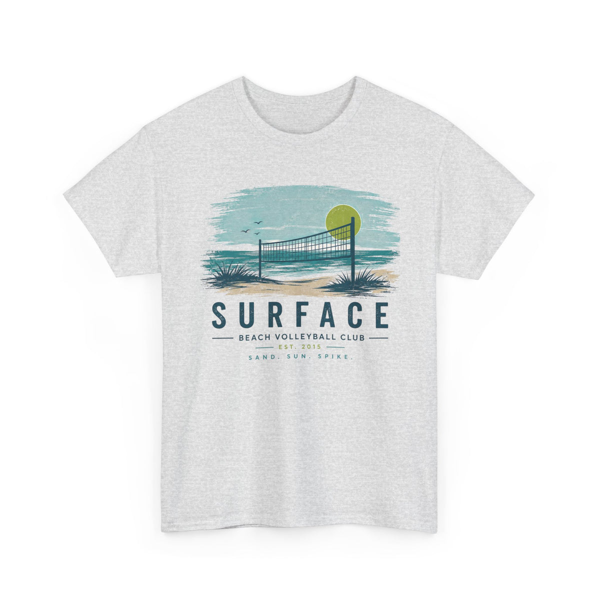 Surface Beach Volleyball Club T-Shirt – Vintage Coastal Volleyball Tee