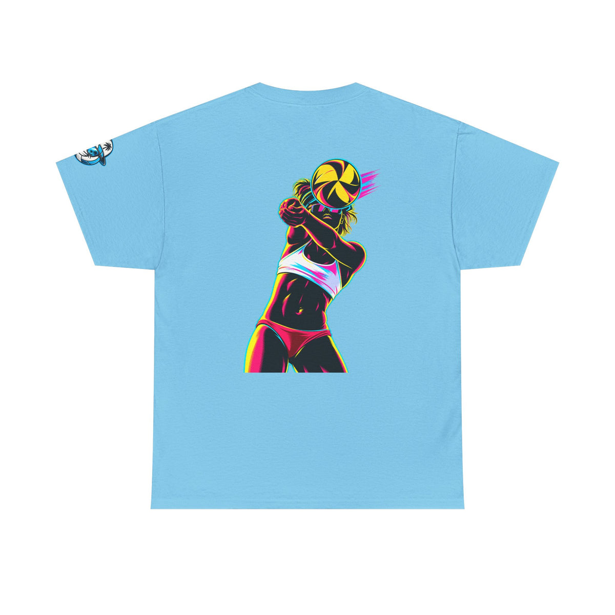 Beach Volleyball Tee — "Surface Beach Volleyball Club" Graphic Shirt