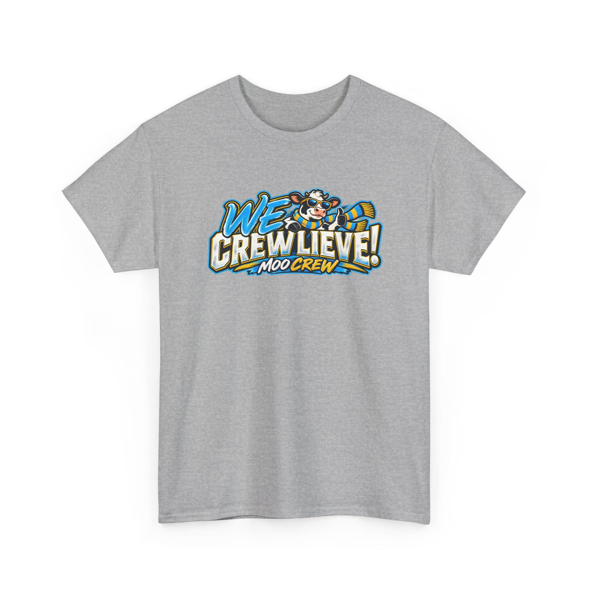 Moo Crew We Crewlieve! Graphic T-Shirt