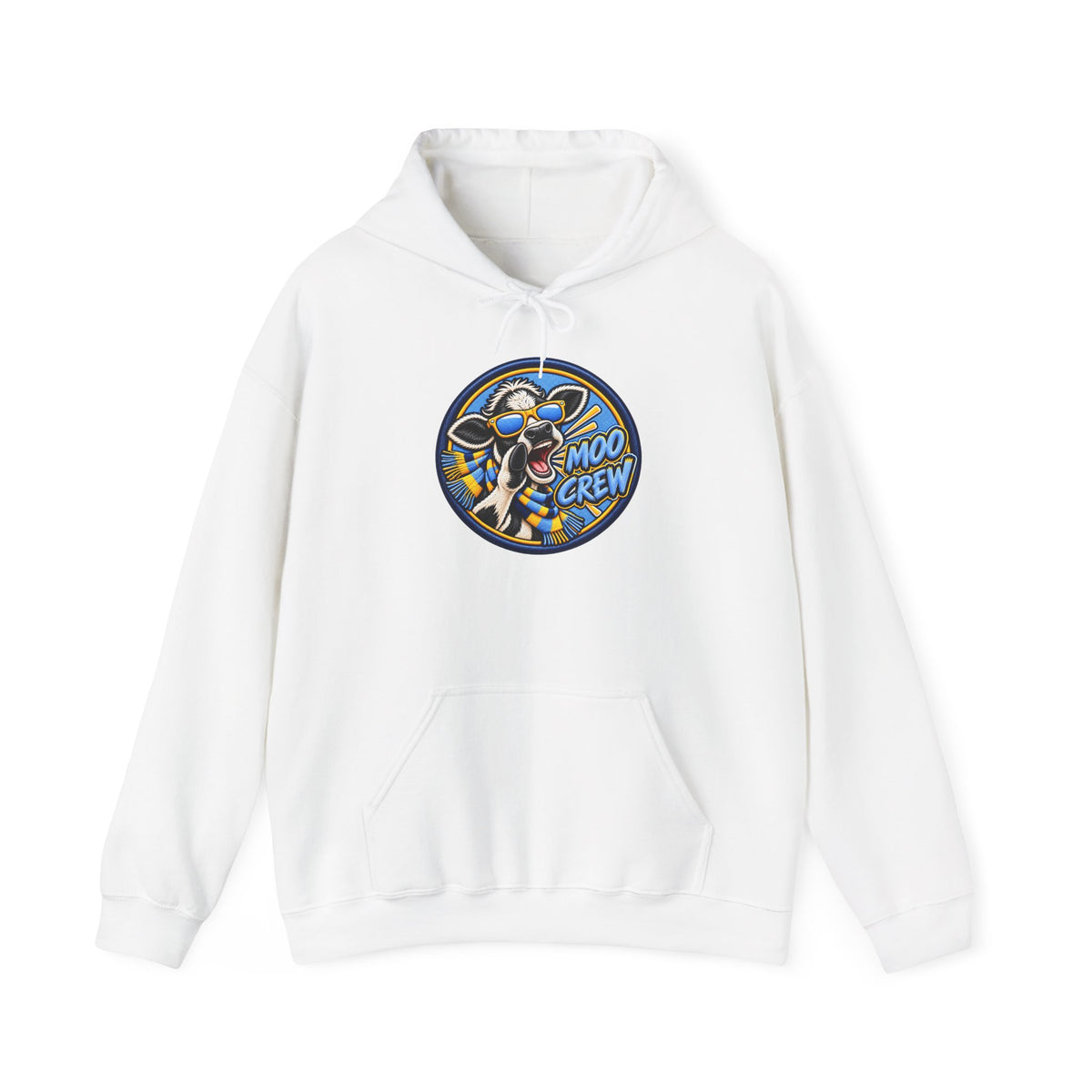 Moo Crew WI Team Cow Graphic Hoodie