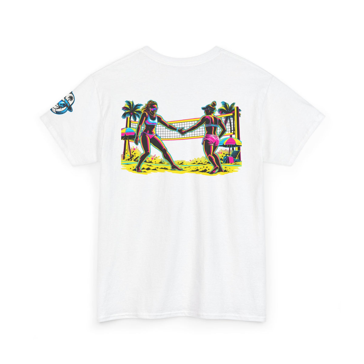 Beach Volleyball Tee — "Surface Beach Volleyball Club" Graphic T-Shirt