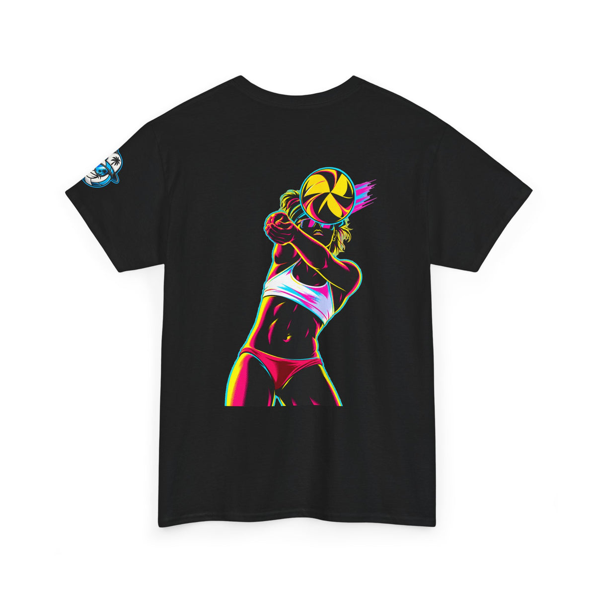 Beach Volleyball Tee — "Surface Beach Volleyball Club" Graphic Shirt