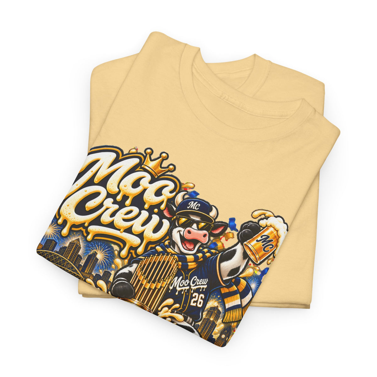 Moo Crew World Series Champions Baseball T-Shirt