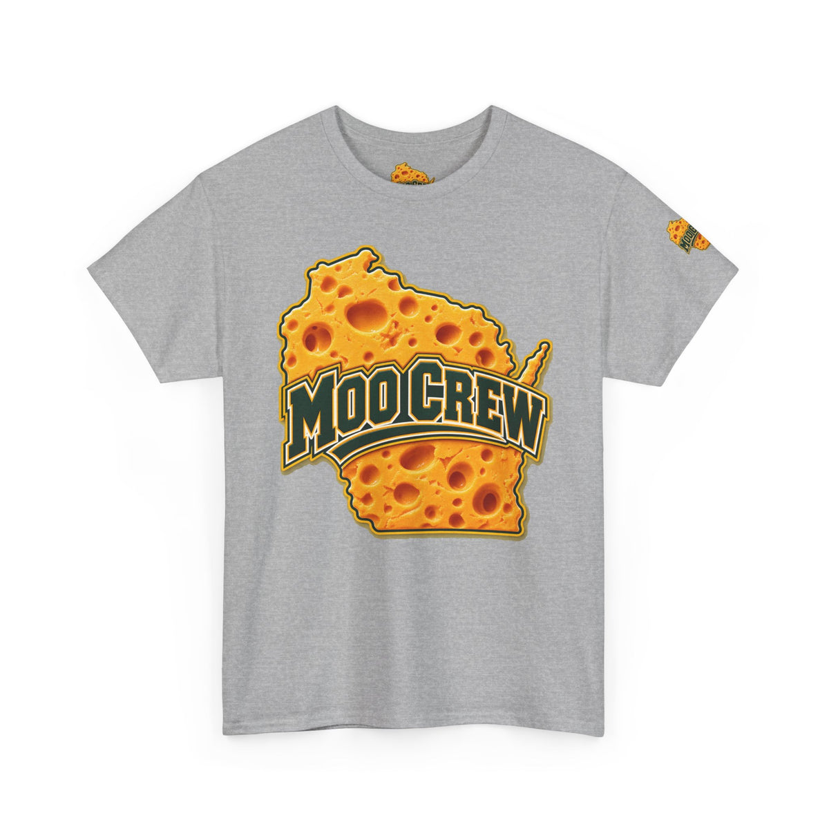 Moo Crew Cheese State Graphic T-Shirt