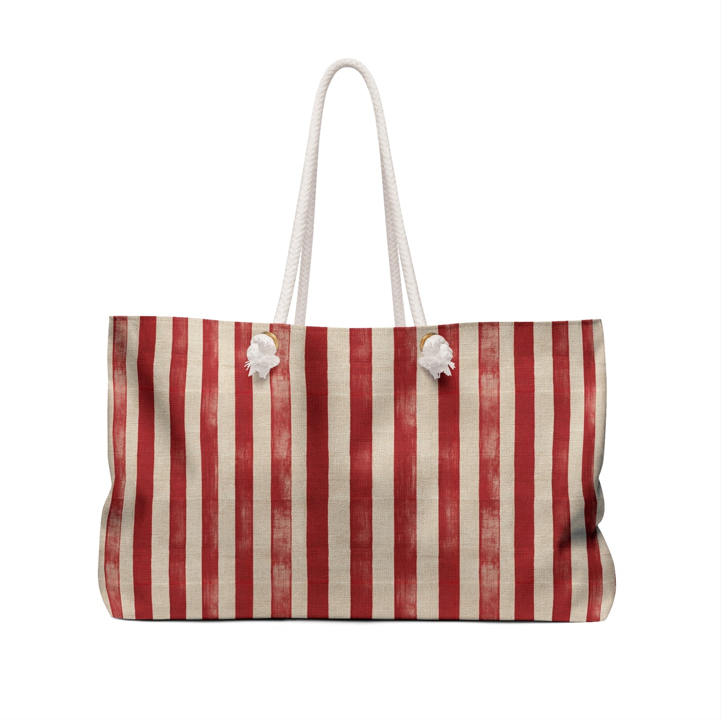 Surfache Adriatic Club Striped Beach Weekender Bag — Surf & Sail Logo Tote